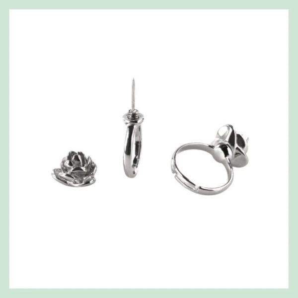 Bague d'autodéfense rose pointue - A Fleur De Peau | SLUT(E)S